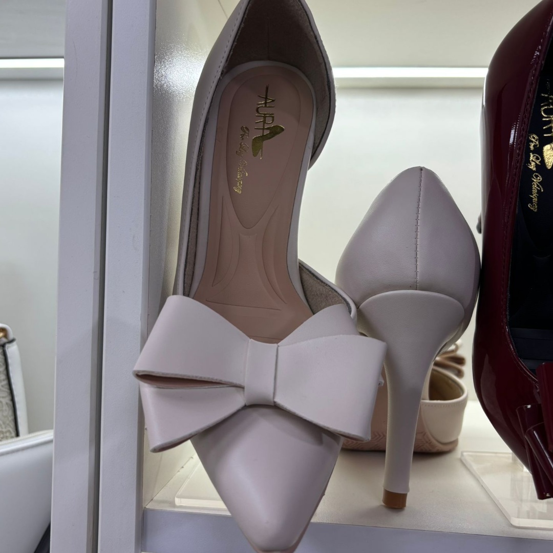 Stiletto Emma Hueso Cuero X9