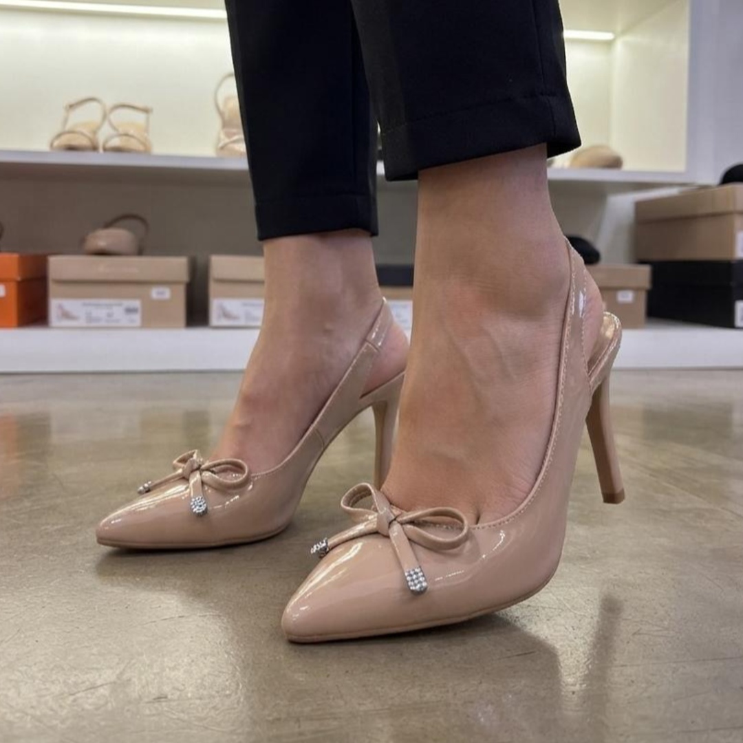 Stiletto Sirena Beige X9 Delgado