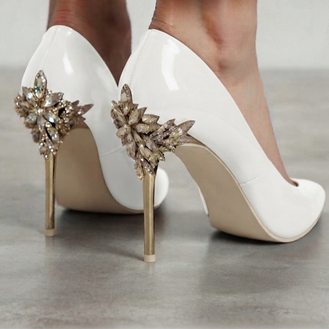 Stiletto Cloe Hueso X12