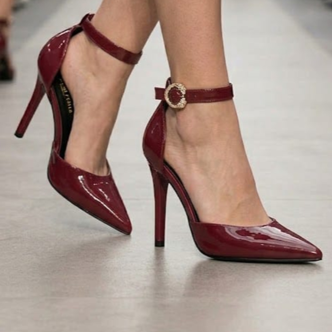 Stilletto Amanda Vino X9 Delgado