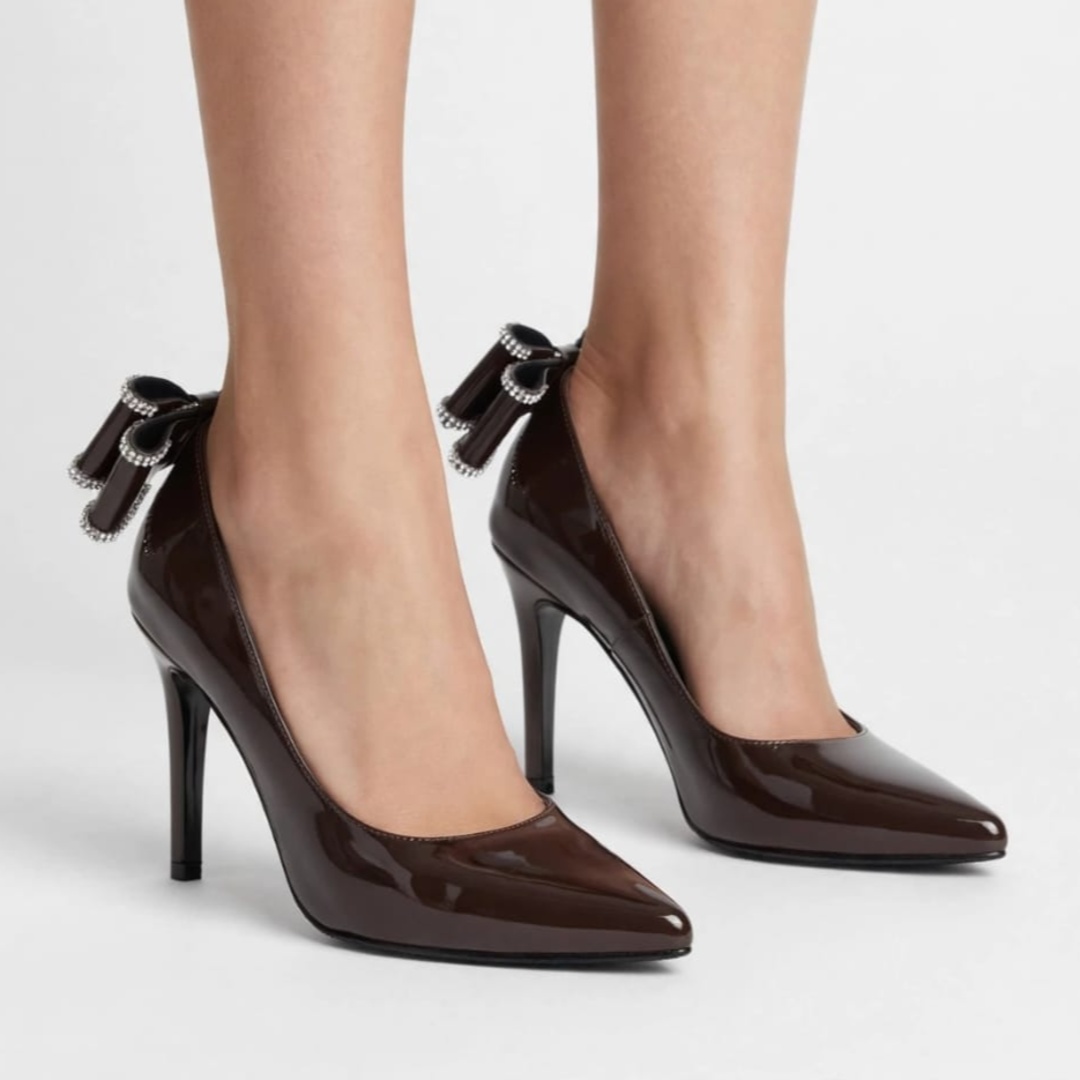Stiletto Flavia Chocolate X9 Delgado