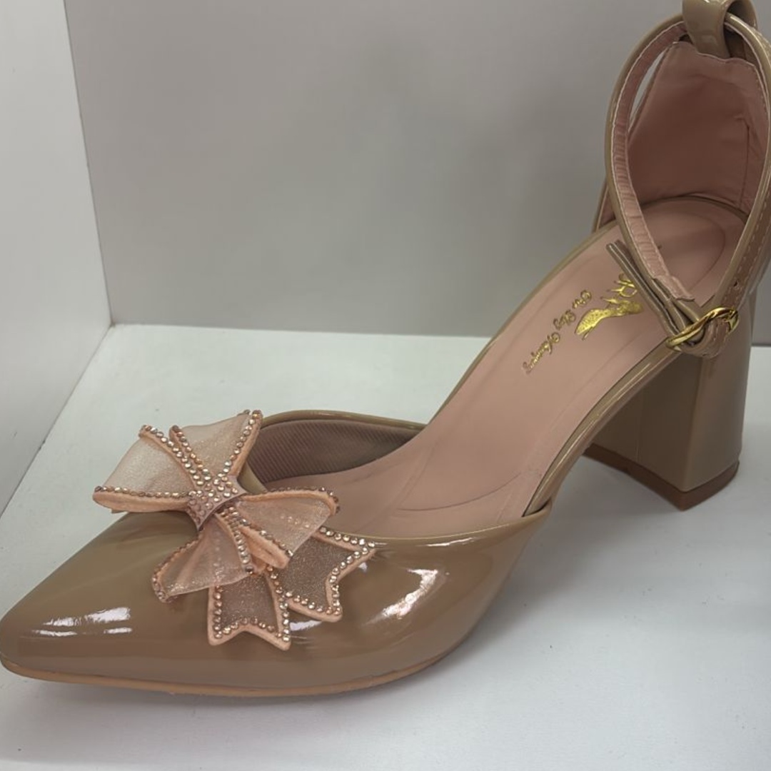 Stiletto Dalia Beige Charol
