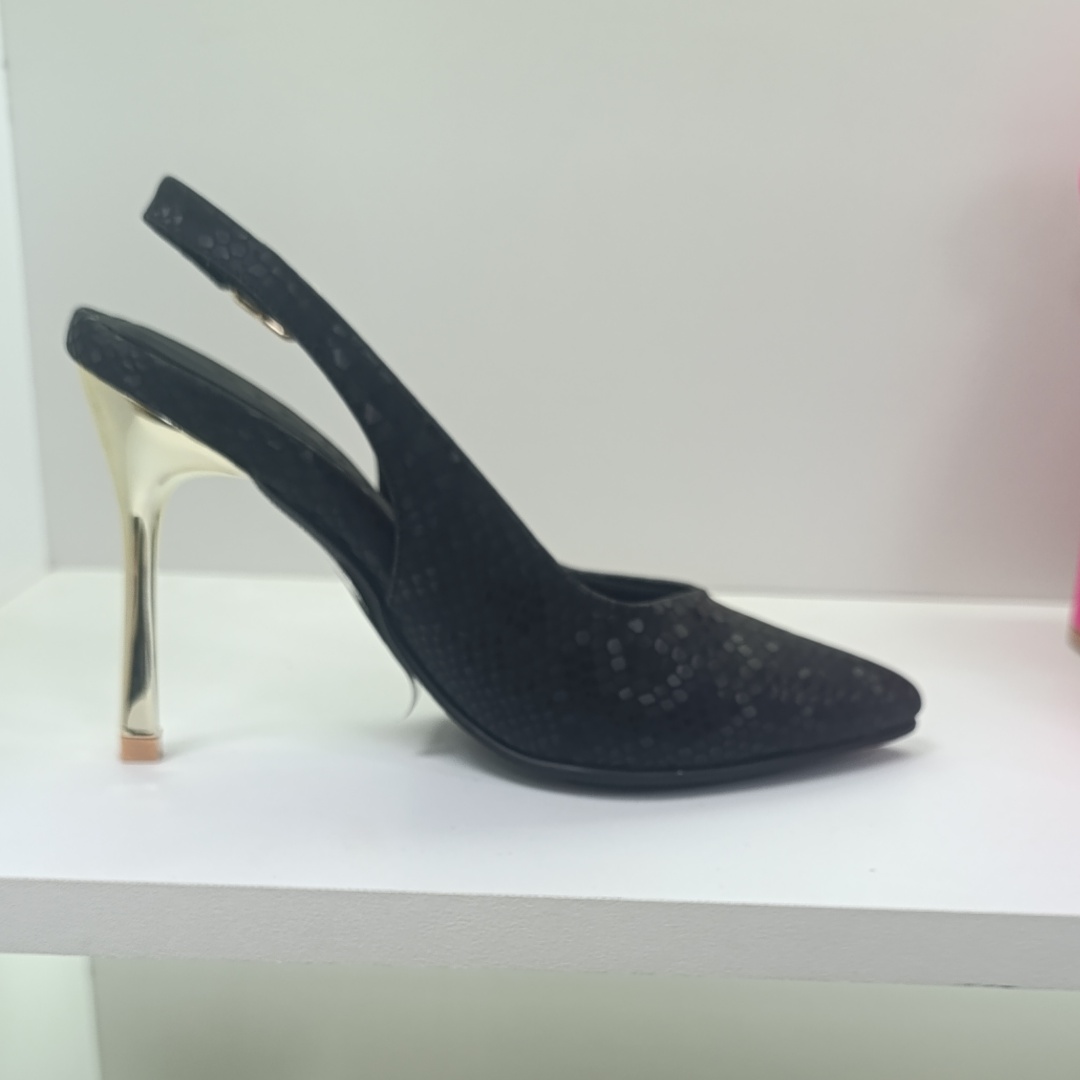 Stiletto Pitón Cromado Taco X9