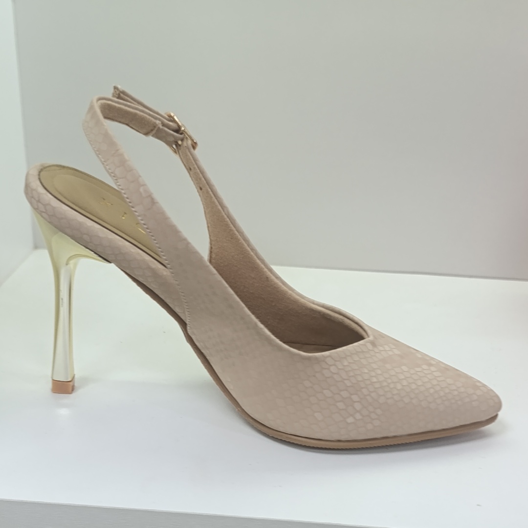 Stiletto Pitón Cromado Taco X9