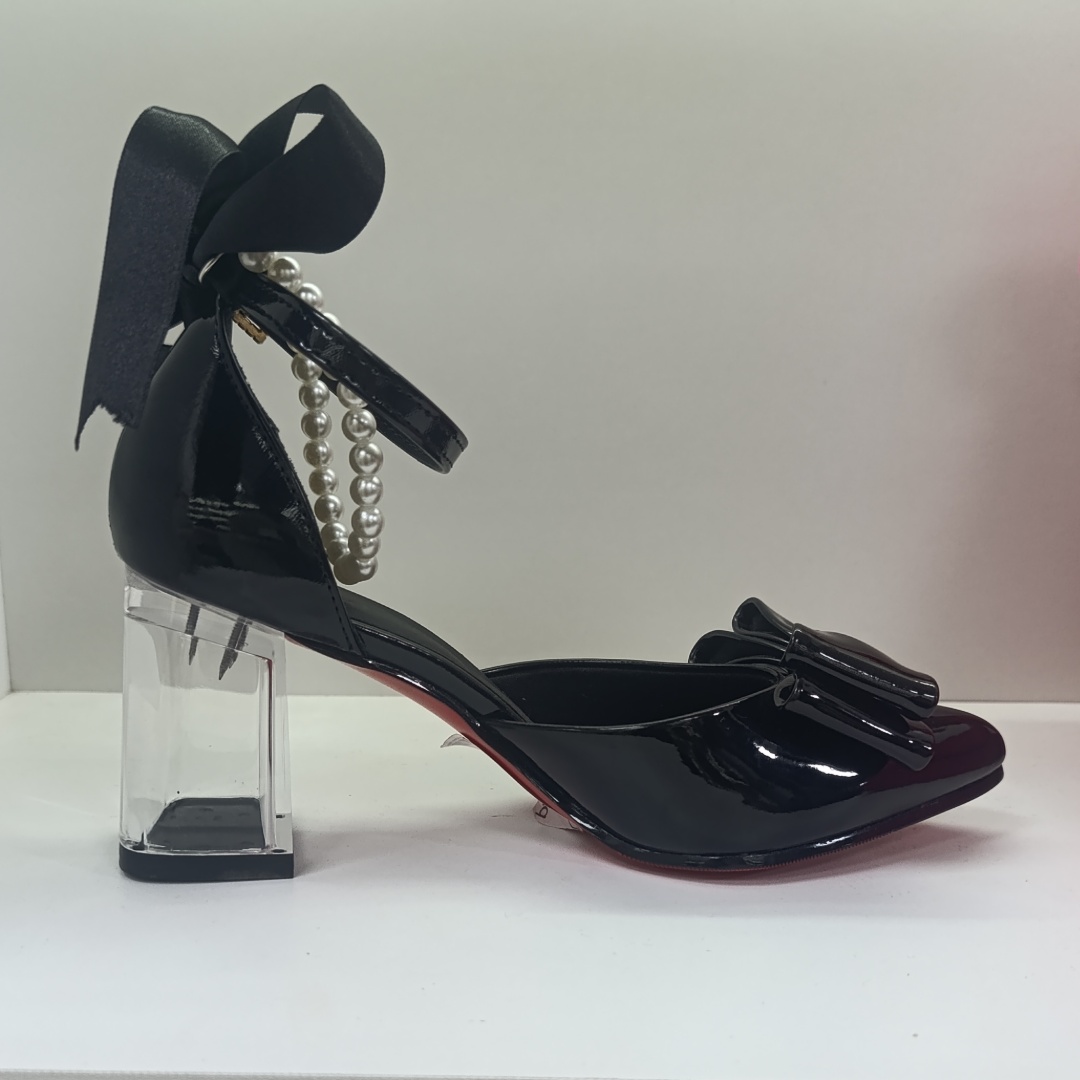 Stiletto Elena Taco Acrílico Cuadrado X7