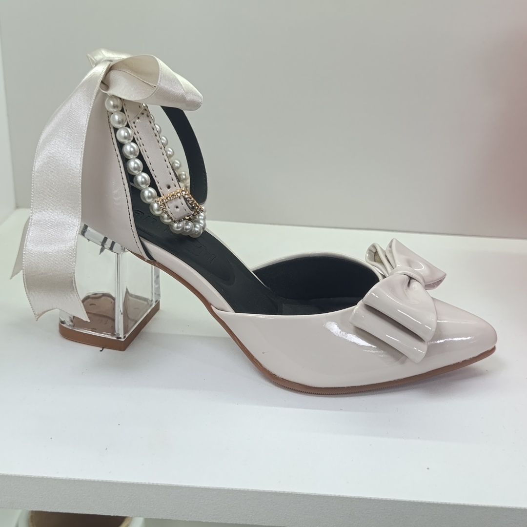 Stiletto Elena Taco Acrílico Cuadrado X7