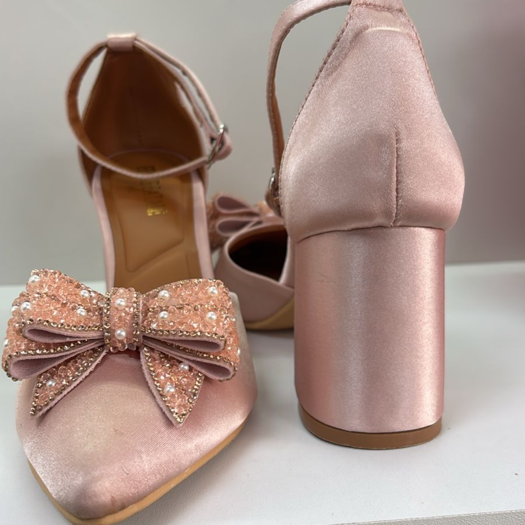 Stiletto Satin Rosita Cuadrado X7