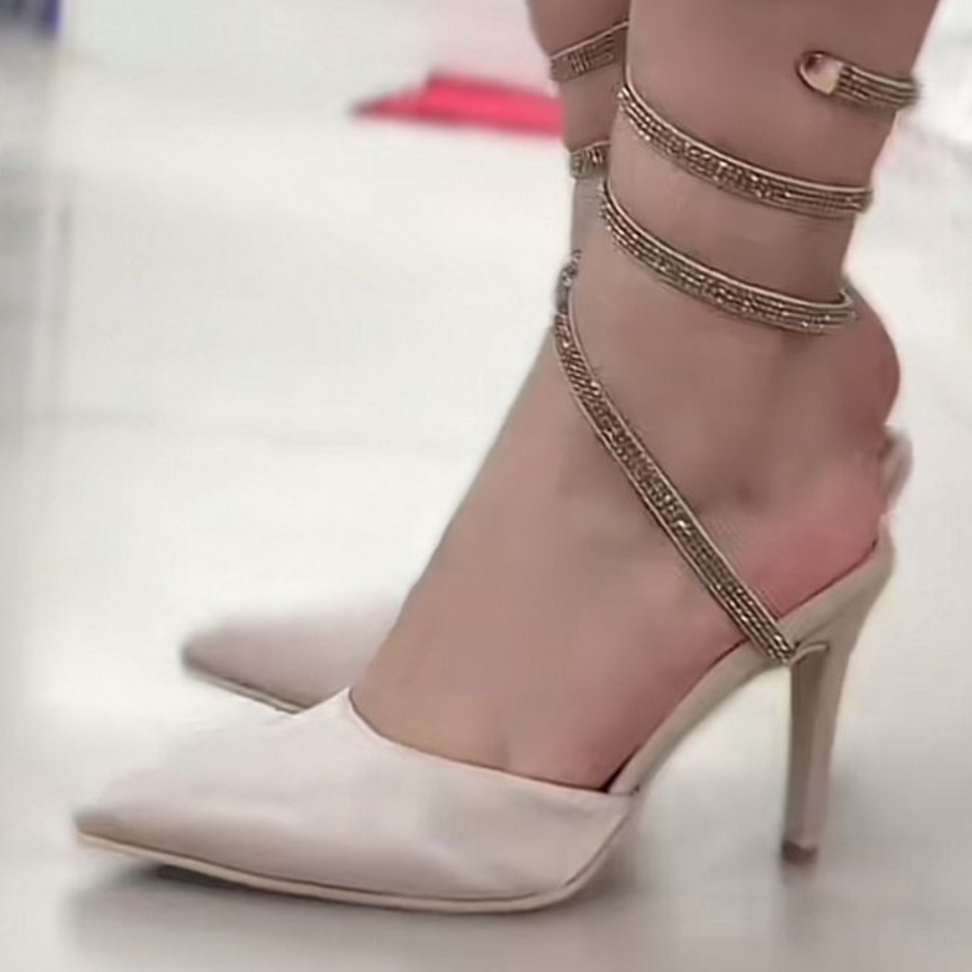 Stiletto Espiral Beige X9