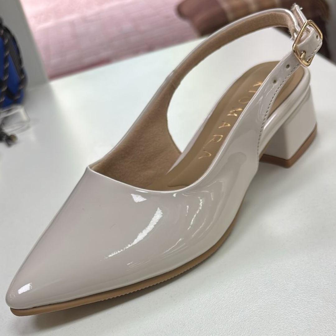 Stiletto Reina X3 Hueso Xiomara
