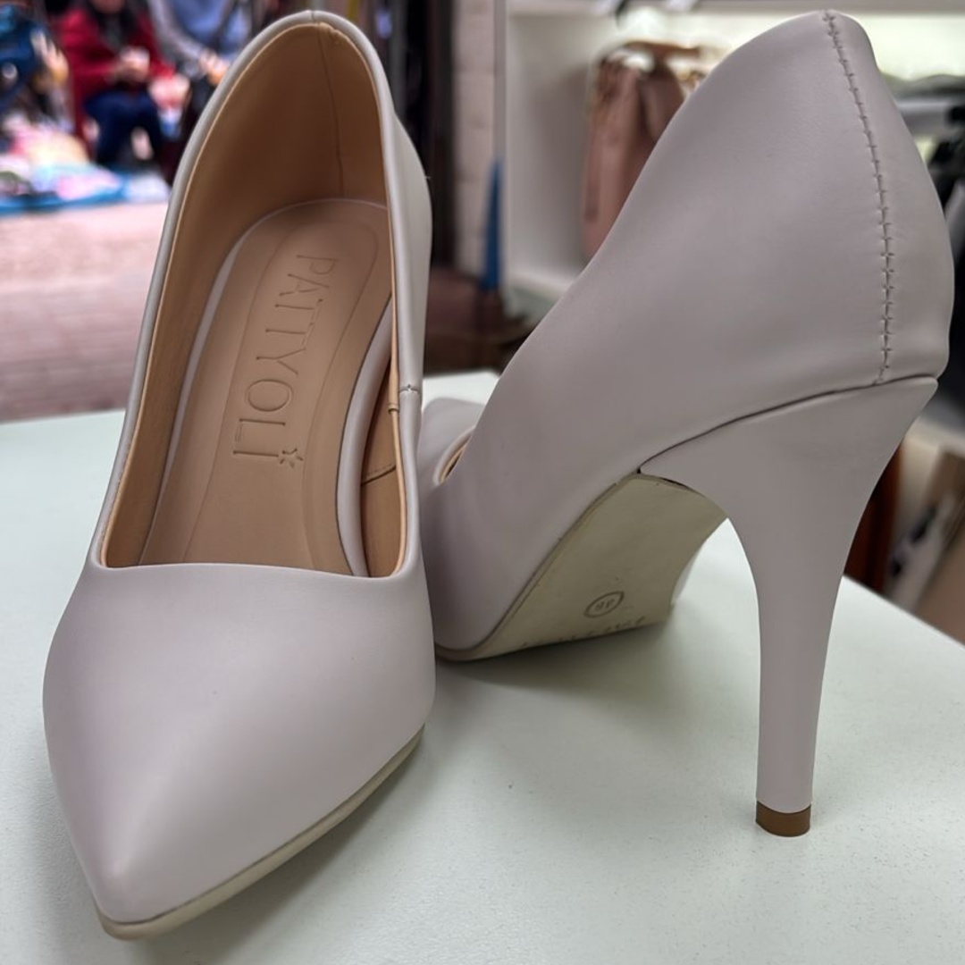 Stiletto Claico Hueso X9 Cuero Pattyoli