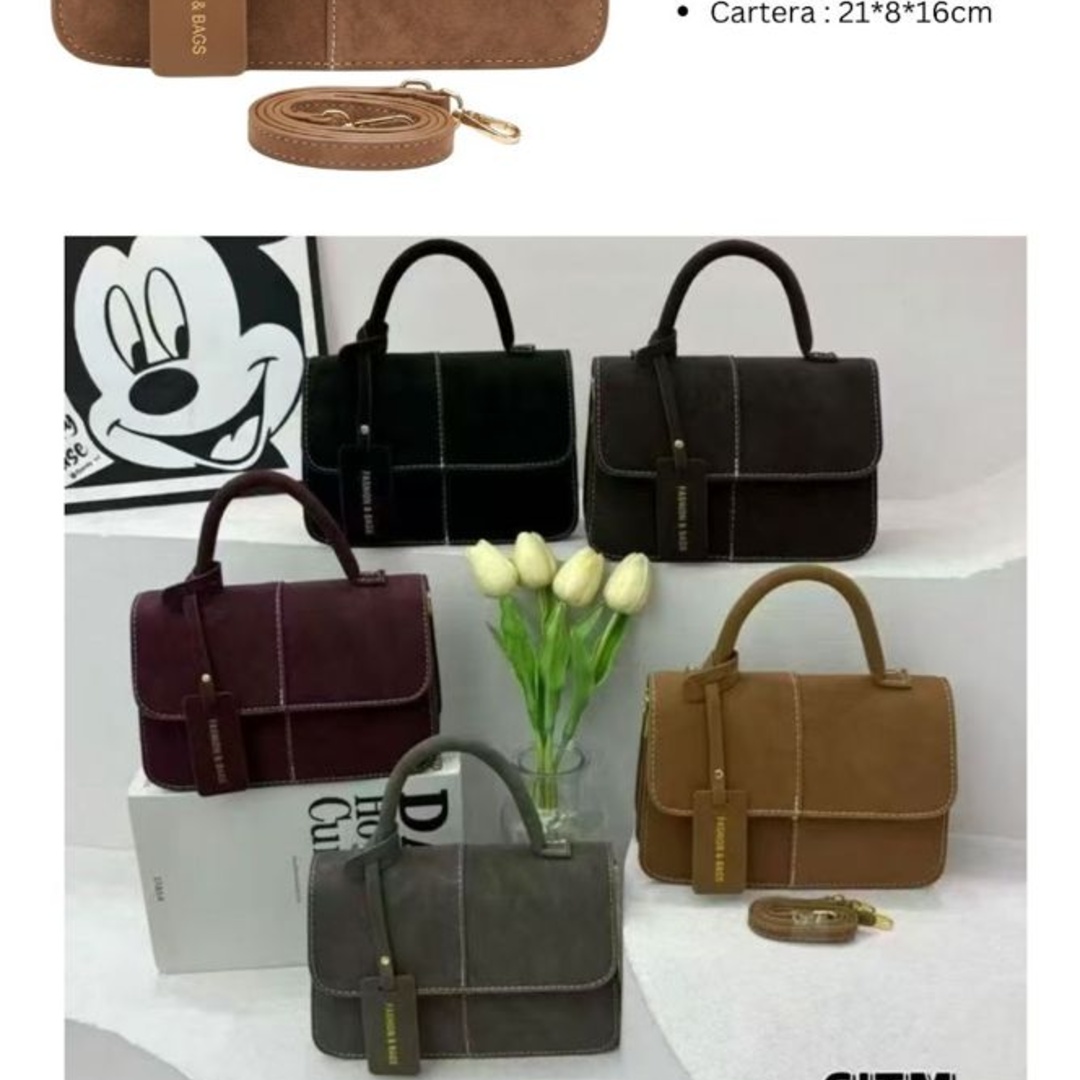 Morral Gamuza Fashion And Bag