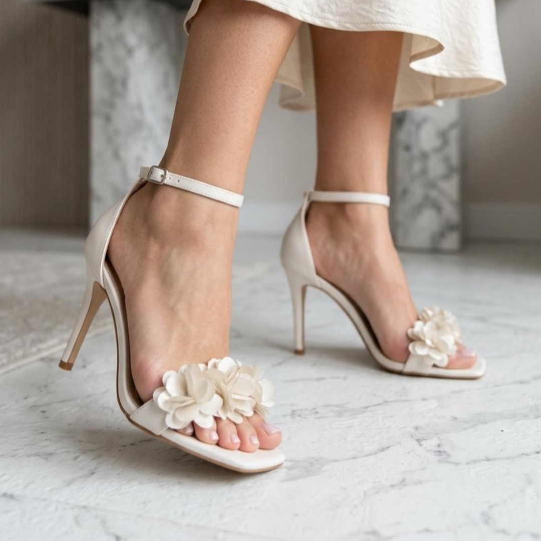 Sandalia Olivia Hueso X9 Delgado